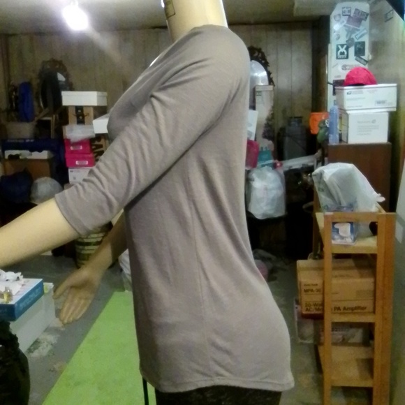 FINAL PRICE before donate! NWOT No Boundaries 3/4 Sleeve Hi/Lo Tunic Sz S junior - Picture 9 of 12